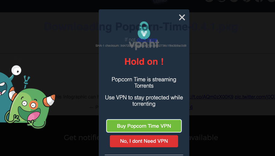 Is Popcorn Time Works Without VPN?