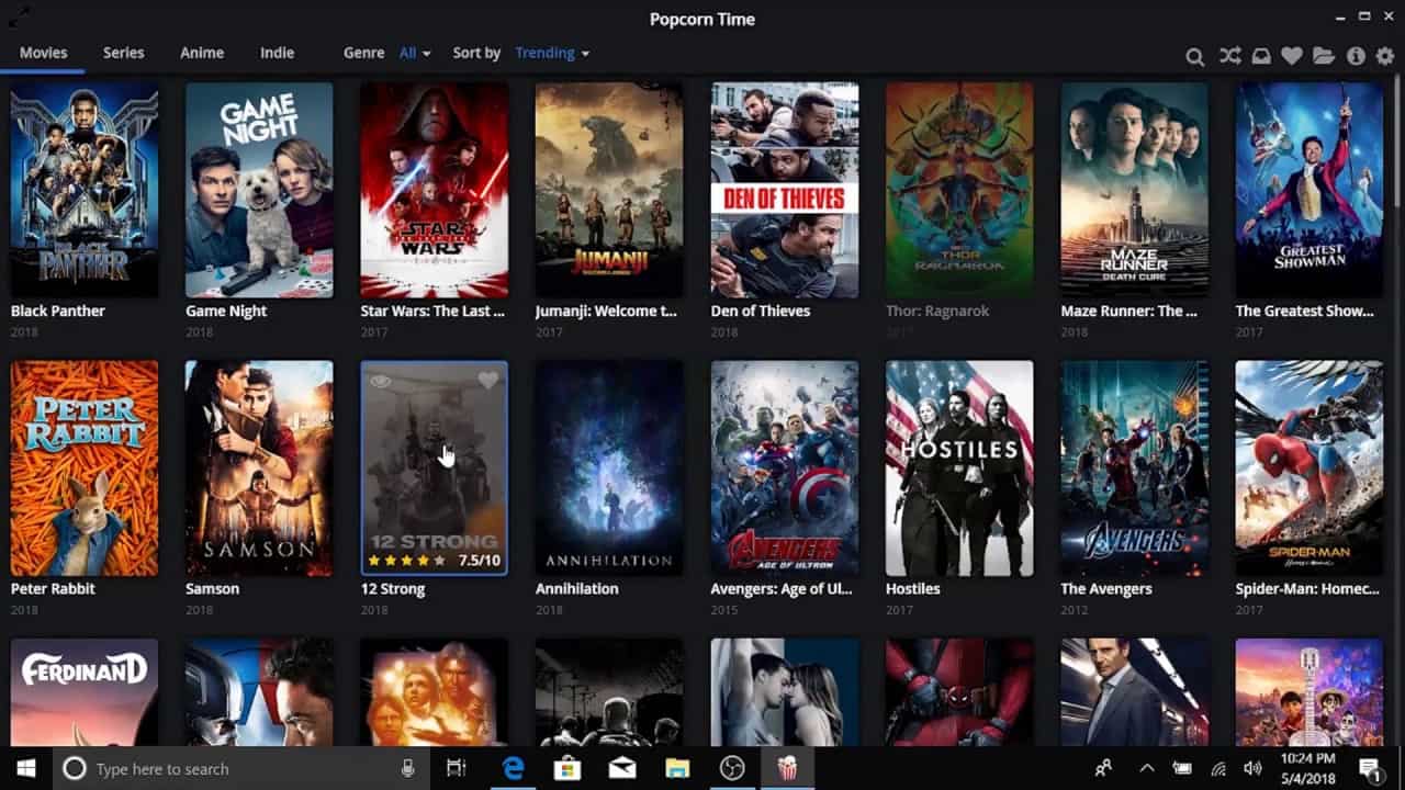 popcorn time for android