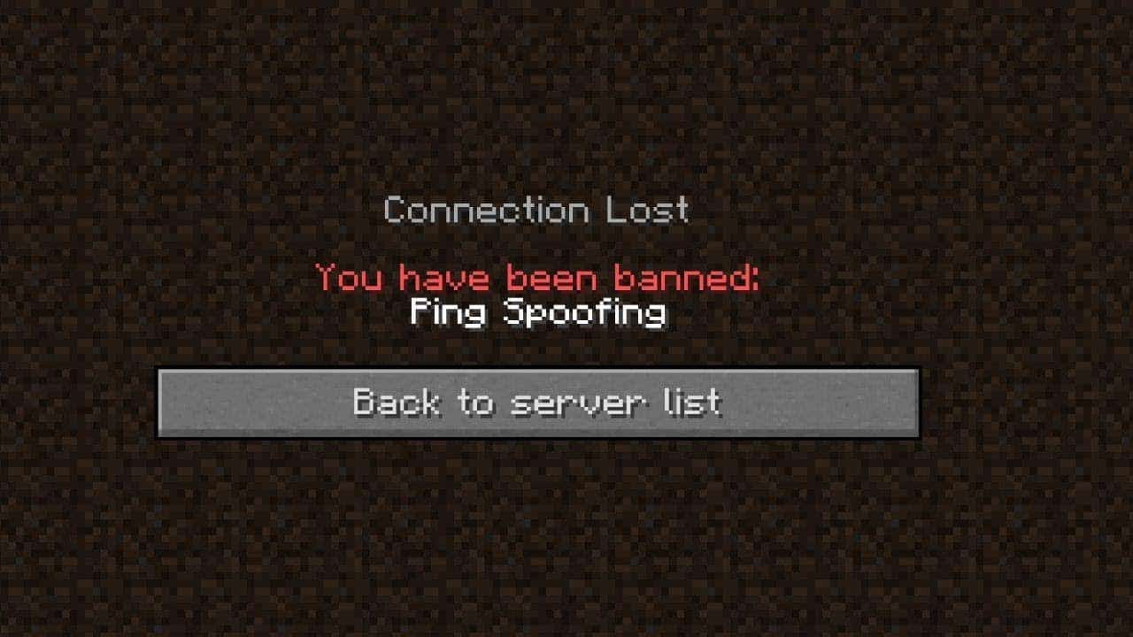 Are you Banned from your Minecraft Server?