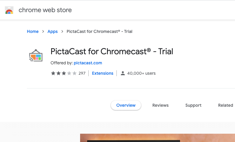PictaCast for Chromecast