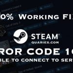 Steam Error Code 105