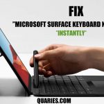 Surface keyboard not working