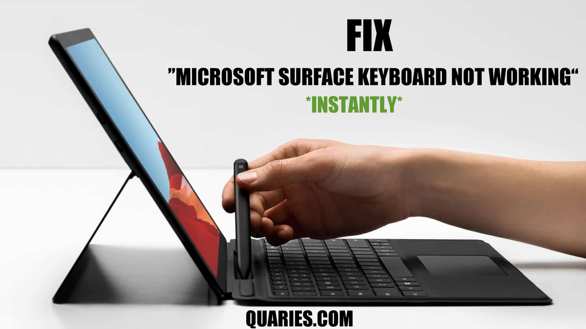 Surface keyboard not working