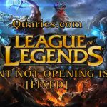 League of legends not opening