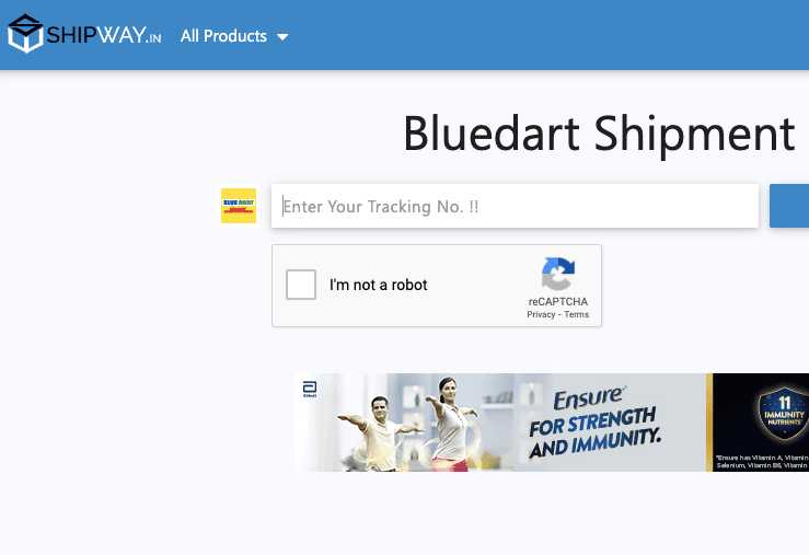 Bluedart Tracker By Shipway.in 