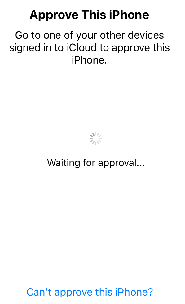 how to approve iphone