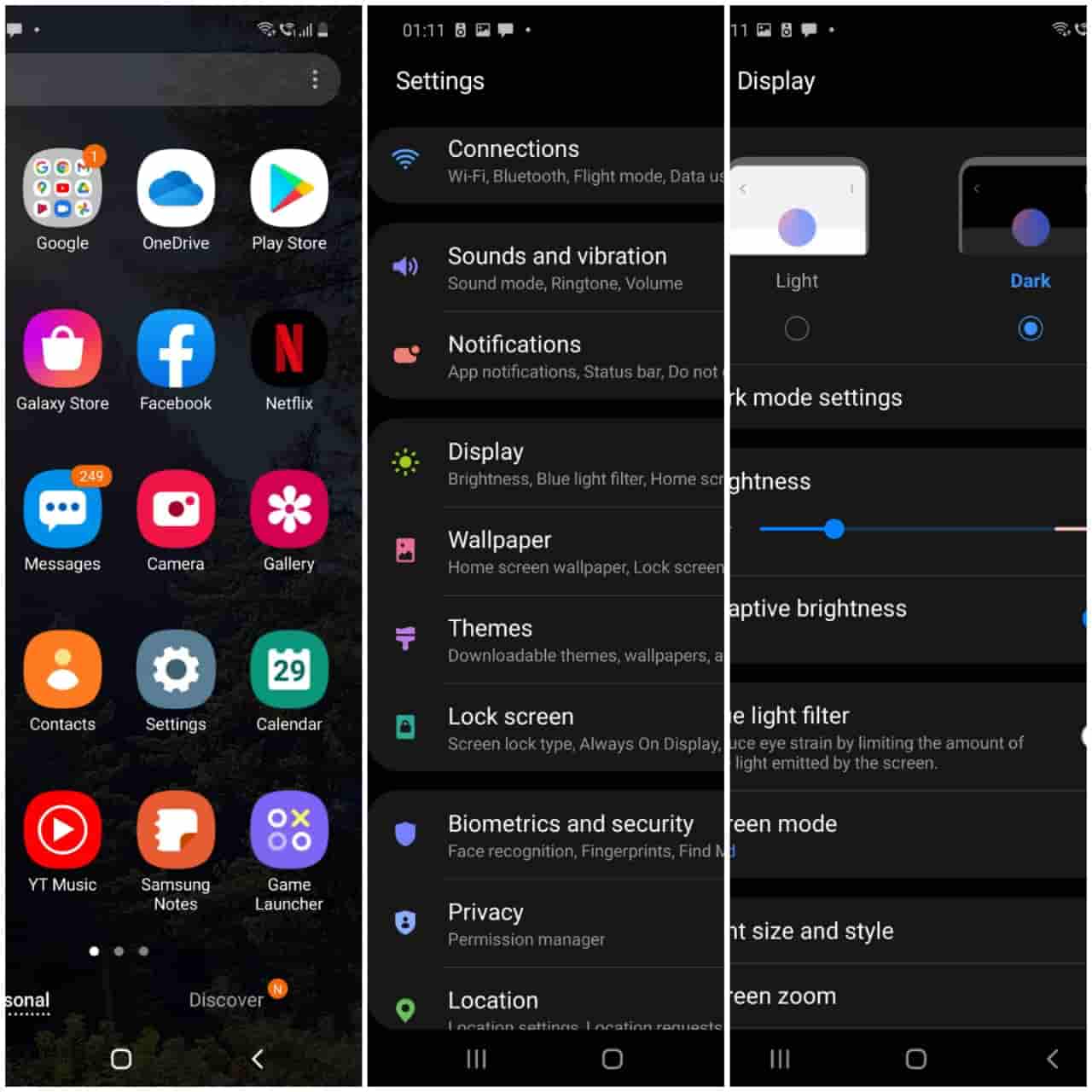 Dark Mode In Android 10 & later