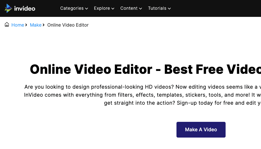 InVideo Editor