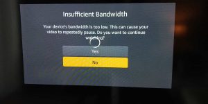 How to Fix Insufficient Bandwidth Error on Amazon Prime Video?