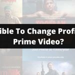 Is It Possible To Change The Profile Icon In Prime Video