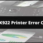 Canon MX922 Printer Error (Support) Code B200
