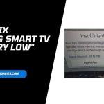 Samsung Smart TV "Memory Low Or Full