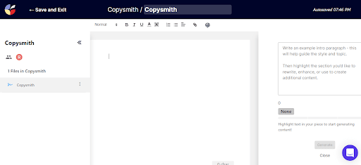 copysmith editor