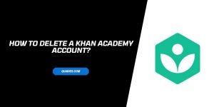 how to delete a khan academy account?