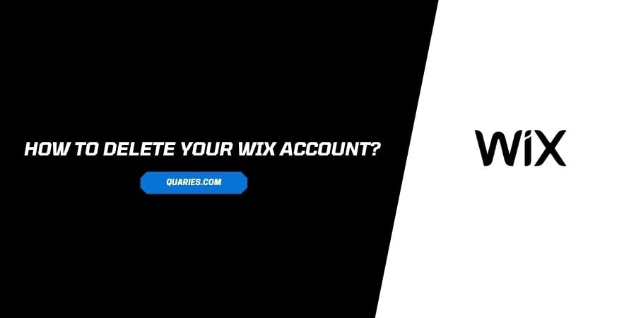 How to delete your Wix account?