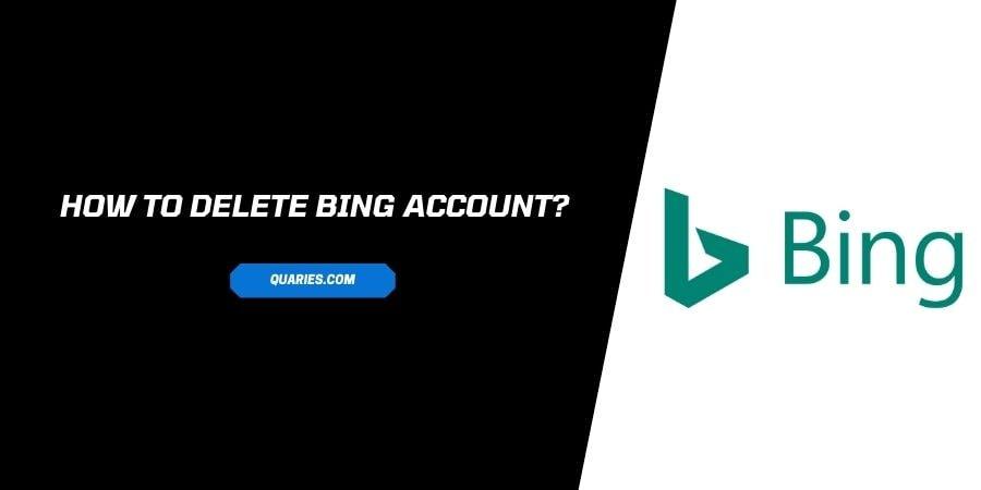 How to Delete your Bing account history?