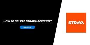 How to delete your Strava account?