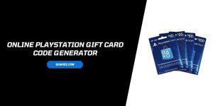 Online PlayStation (PSN) Gift Card Code Generator
