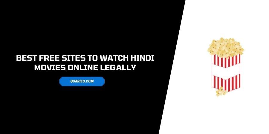 Best Online Websites To Watch Hindi Movies Legally