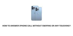 how to answer iPhone Call without swiping Or Any Touching