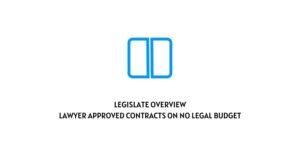 legislate Overview: Lawyer-approved contracts on no legal budget