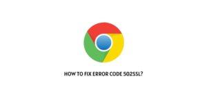 How To Fix error code 502ssl?