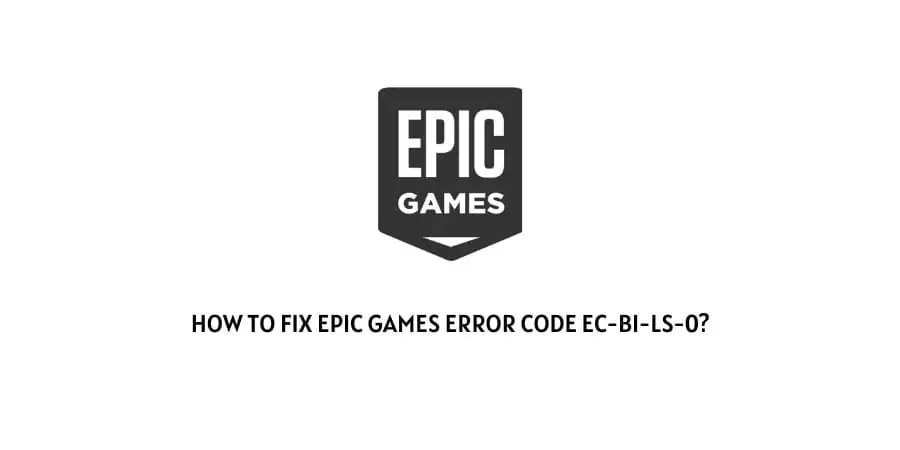 Epic games error code ec-bi-ls-0