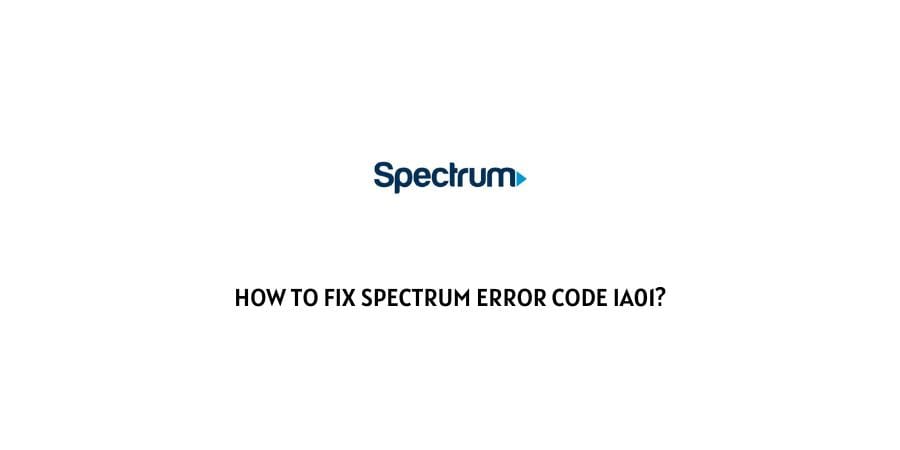 Spectrum Error Code ia01