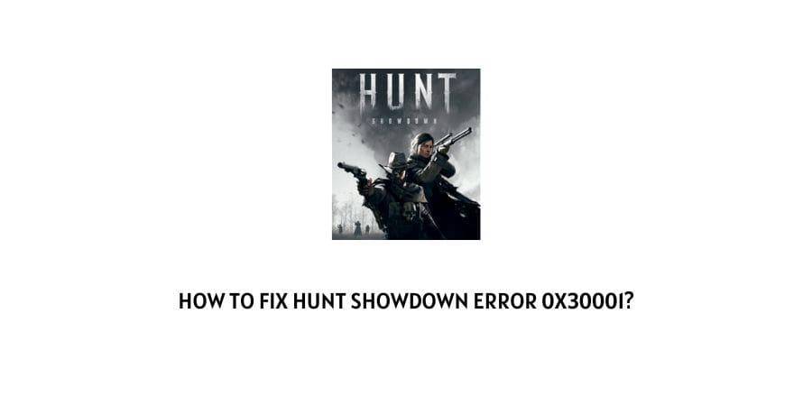 Hunt Showdown Error 0x30001