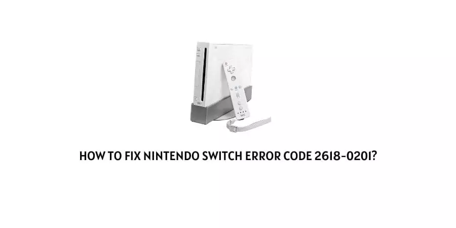 Nintendo Switch error code 2618-0201