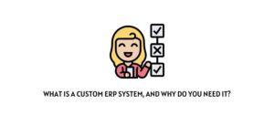 What is a custom ERP system, and why do you need it?