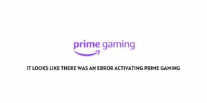 How To Fix Error “It Looks Like There Was An Error Activating Prime Gaming”?