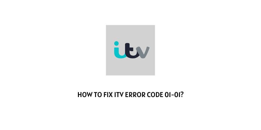 ITV Error Code 01-01
