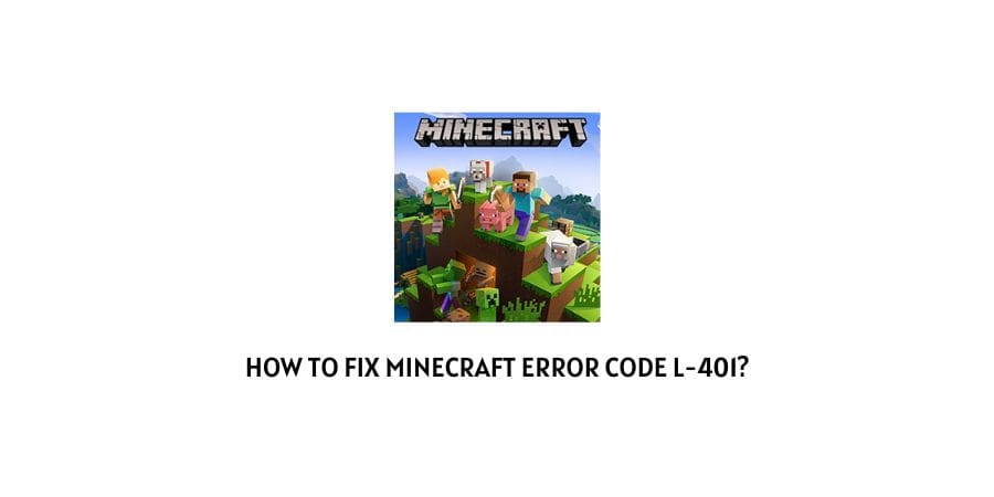 Minecraft Error Code L-401