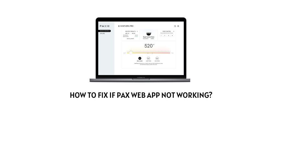 Pax Web App Not Working