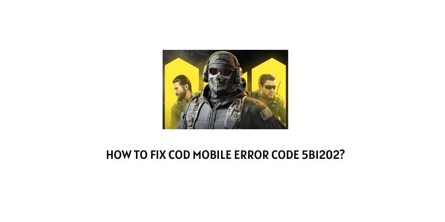 COD Mobile Error Code 5b1202