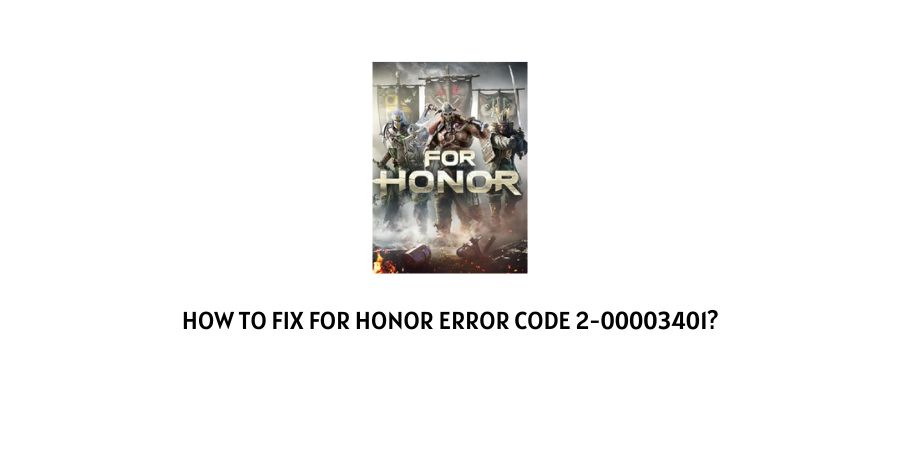 For Honor Error Code 2-00003401
