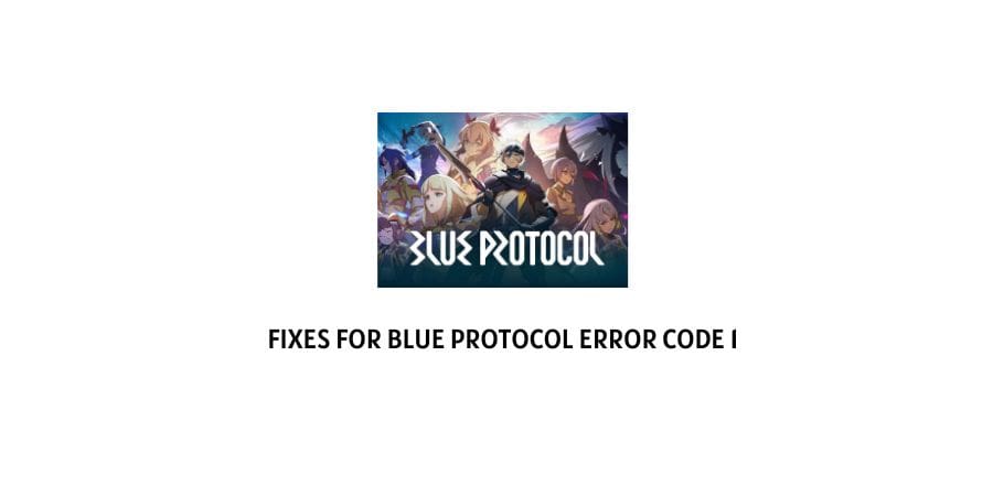 Blue Protocol Error Code 1