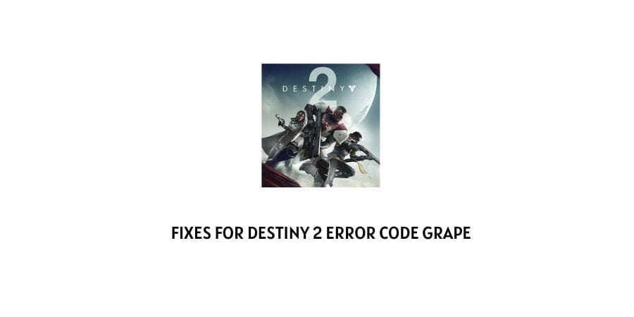 Destiny 2 Error Code Grape