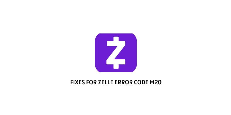 Zelle Error code M20