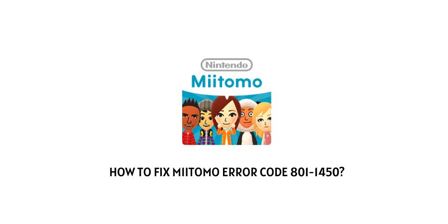 Miitomo Error Code 801-1450