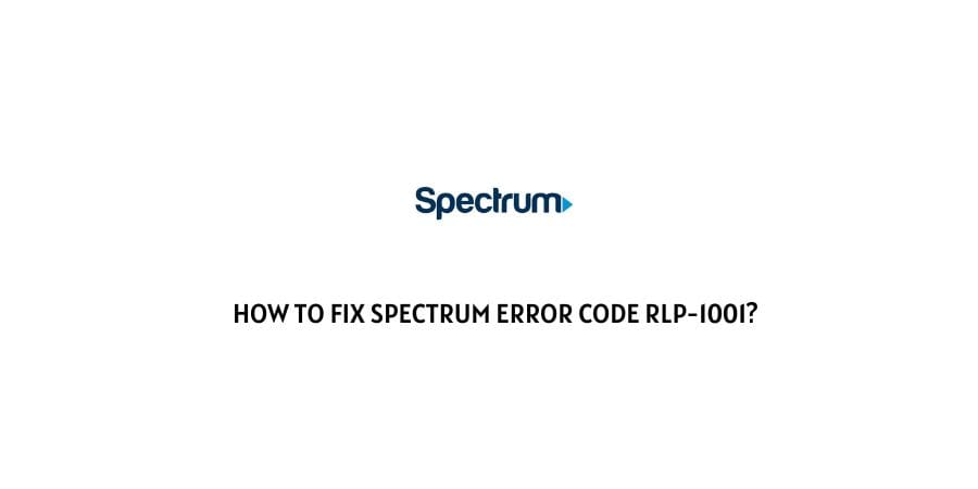 Spectrum Error Code rlp-1001