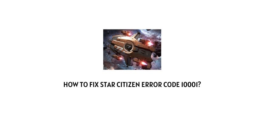 Star Citizen Error Code 10001