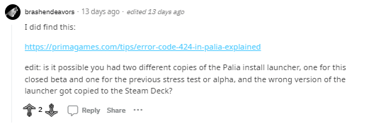 Palia Error 424