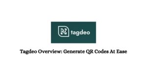 Tagdeo Overview: Generate QR Codes At Ease