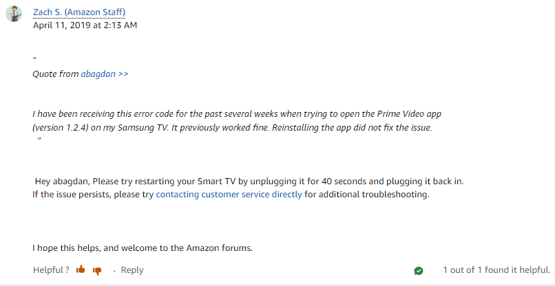 Amazon Prime Video Error Code 9354