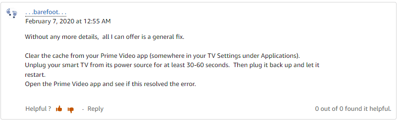 Amazon Prime Video Error 9354