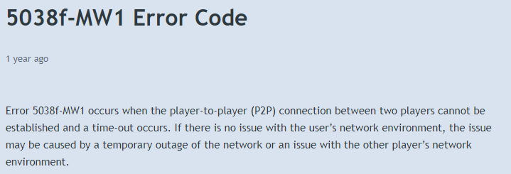 Monster Hunter World Error Code 5018f-mw1