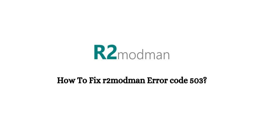 r2modman Error code 503