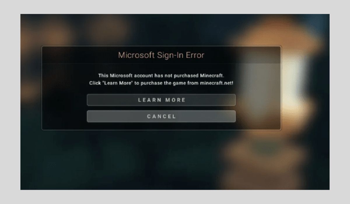 Xbox "This Microsoft account has not purchased Minecraft"